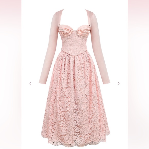 NWT House of CB “DUCHESS”
Ballerina Pink Lace Corset, Skirt And Bolero Set - Picture 9 of 10